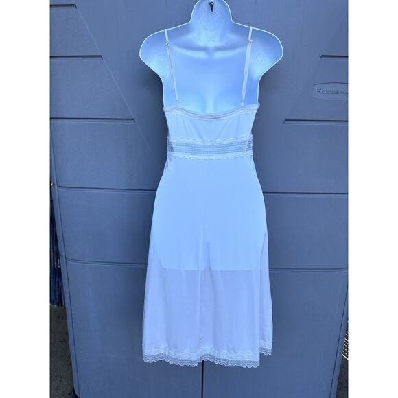 Zimmermann Ivory Lace Trim Babydoll Slip Dress Sz 0 Feminine Romantic Designer - Picture 5 of 14